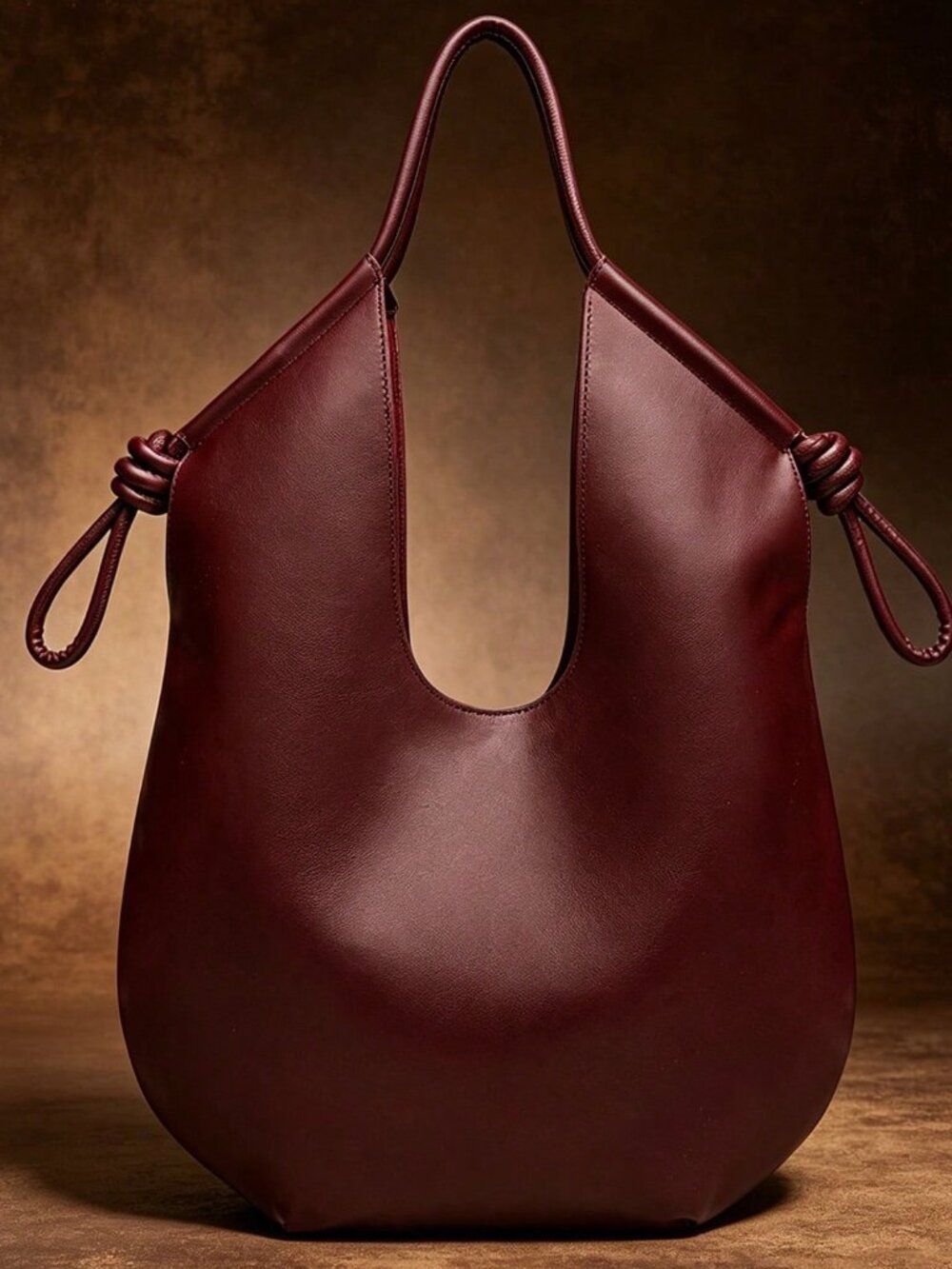 Burgundy Vintage Women's Shoulder Bag